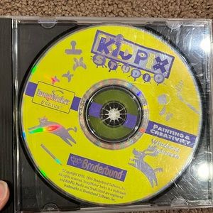 🌻 5/$15 Brøderbund KidPix studio cd